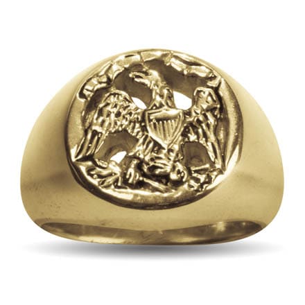 Gold 1807 Eagle Ring