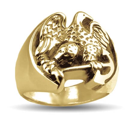 Gold Mariner Eagle Ring